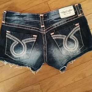 Excellent big star liv shorts 29 pink stitches